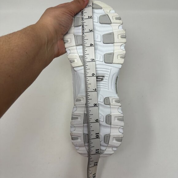 Skechers D'lites Sport Women size 9 White Athletic Sneakers - Picture 9 of 14